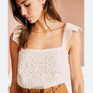 Sezane Edith Blouse Size 40